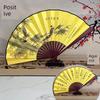 Silk Cloth Fans, Blank Folding Fans, , Custom Drawing and Calligraphy Fans, Men's Chinese Style, Ancient Style, Advertising, Calligraphy Fan, White