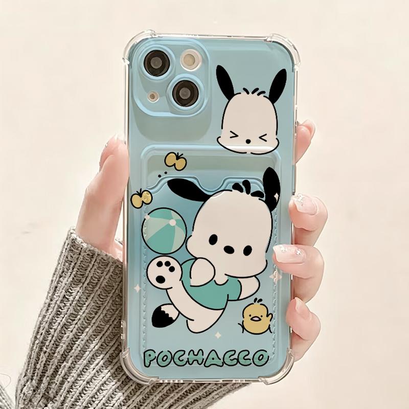Kuromi Melody Casing For Xiaomi Redmi Note 14 Pro 5G Note 13 12 Pro 11 11S 13C 12 12C 10C 5G Cinnamoroll Wallet Card Holder Case