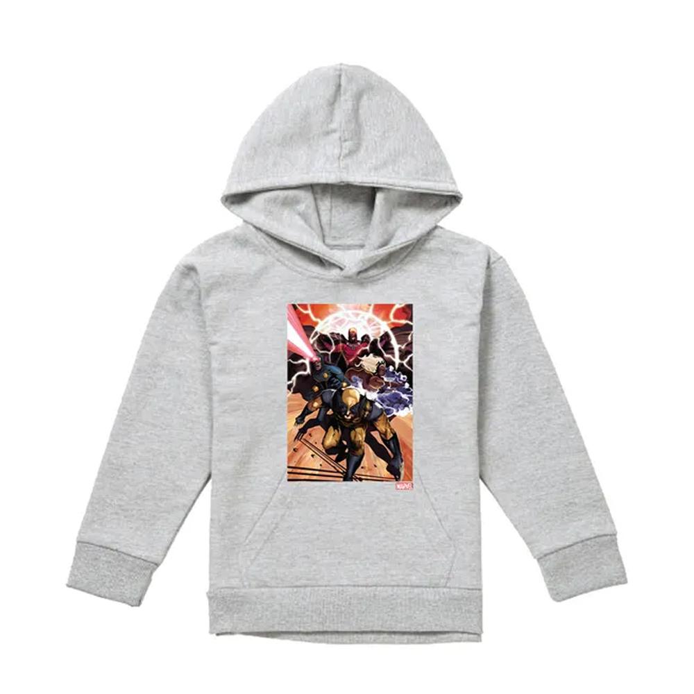 X-Men Childrens/Kids Team Attack Pull Over Hoodie