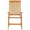 Folding Garden Chairs 2 pcs Solid Eucalyptus Wood