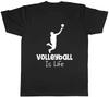 Volleyball Is Life Mens Unisex T-Shirt Tee