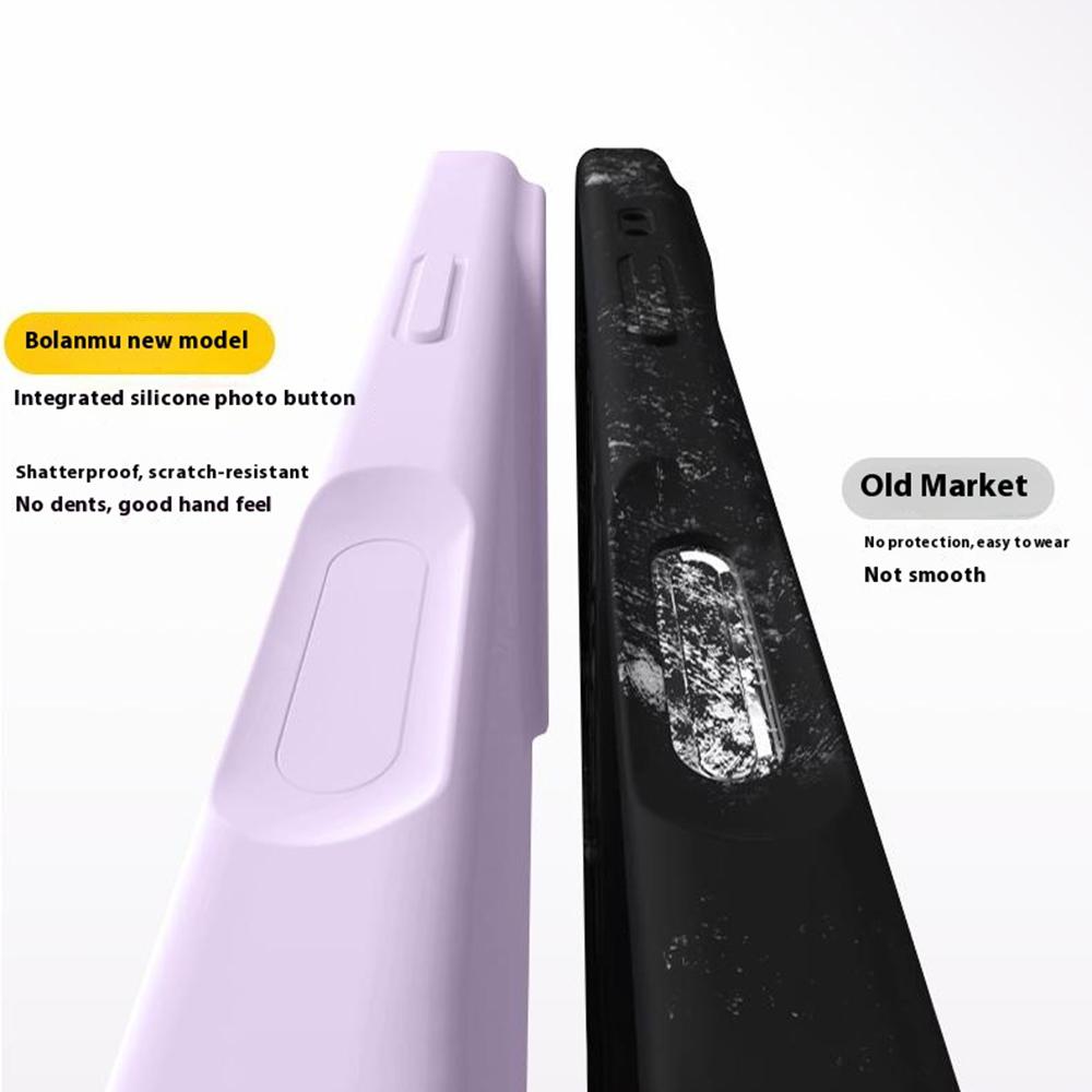 For iPhone 16 Pro Max Case Compatible with MagSafe Soft Microfiber Lining Liquid Silicone+PC Phone Cover