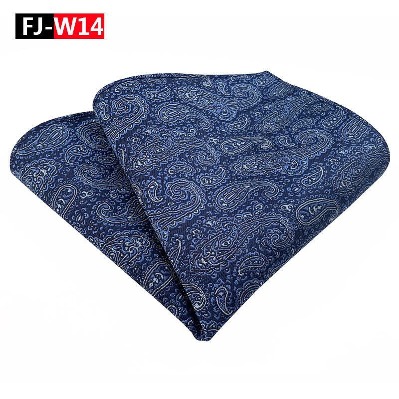 Fashionable Men's Paisley Floral Polyester Pocket Square for Suits (2025)