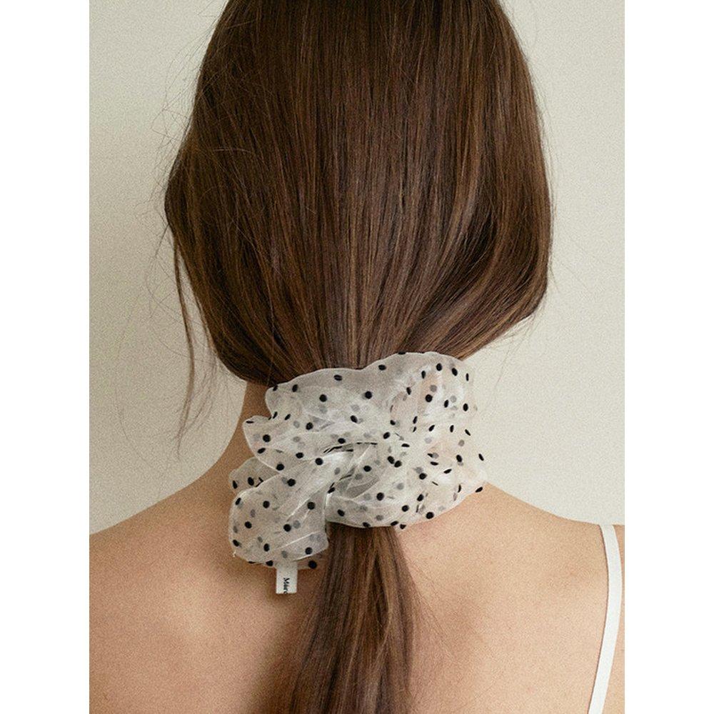 Dot Organza Scrunch_2Color