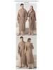 Cozy Velvet Bathrobe: Unisex Fleece-Lined, Thick Warmth for Autumn & Winter