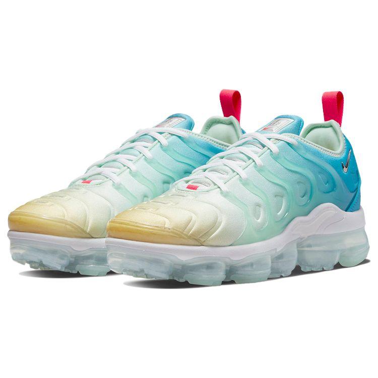 Nike  Air VaporMax Plus Mint Foam Laser Blue Women Sneakers White Metallic-Silver DQ7651-300
