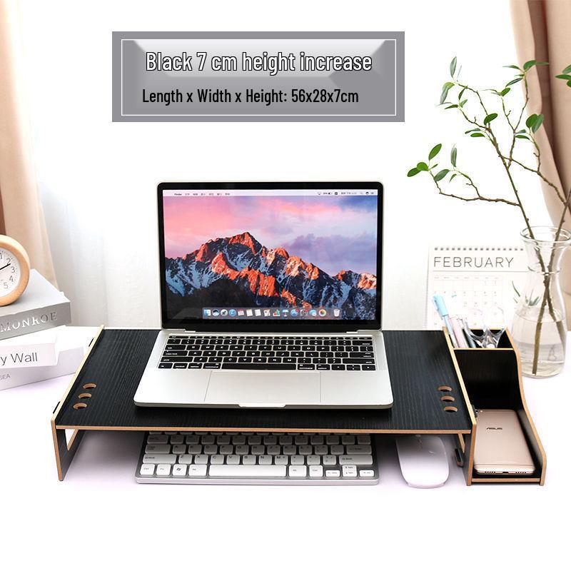 Ergonomic Laptop Cooling Stand with Storage