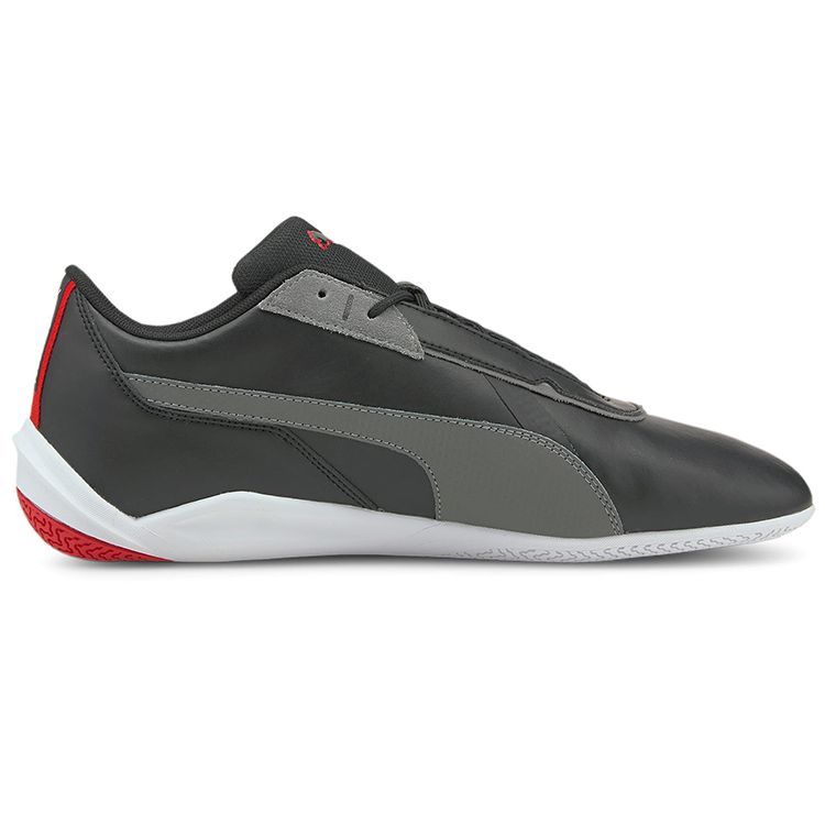 Puma Scuderia Ferrari R-Cat Machina Comfortable Synthetic Leather Lightweight Low-Top Training Running Shoes Unisex Sneakers Black White Red 306865-01