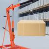 Hydraulic Long Ram Jack, 4 Ton Engine Hoist Cylinder with Single Piston Pump And Flat Base, Hydraulic Ram Cylinder for Engine Lift Hoists, Hydraulic