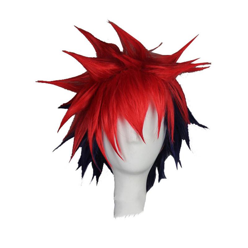 

Варшава Фуд Сёкугэки Но Сома Юкихира Сома Косплей Костюм Рубашка Фартук Парик Шарф Wig Only,32cm/13in