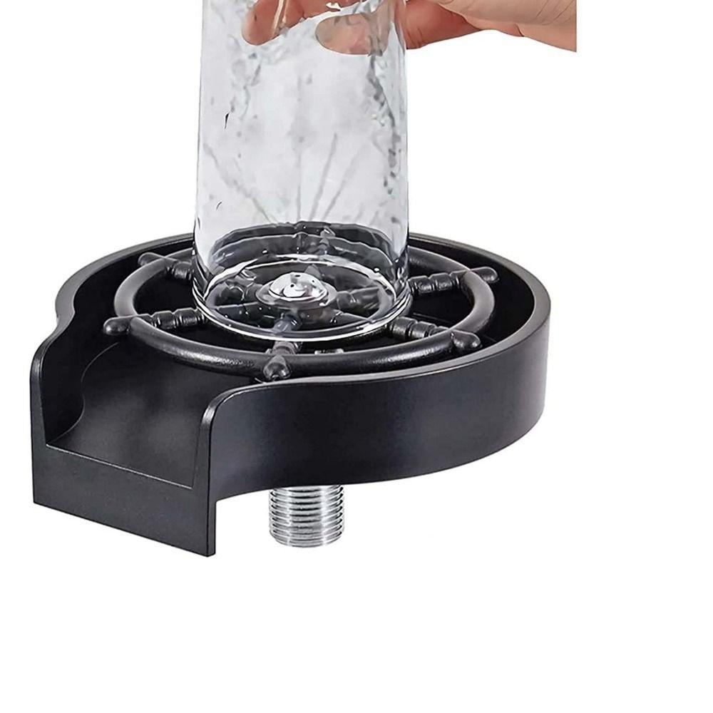 ABS Plastic High Pressure Rinser Automatic Cup Washer Faucet Glass Rinser  Kitchen Sink