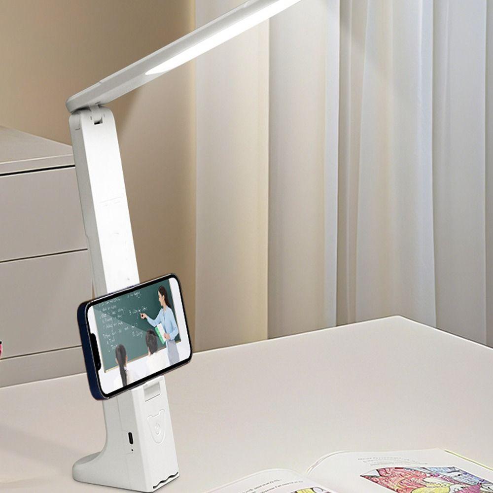 Multi Angle Adjustable Book Reading Light Touch Control Foldable Table Lamp Stepless Dimming Eye Protection LED Desk Lamp
