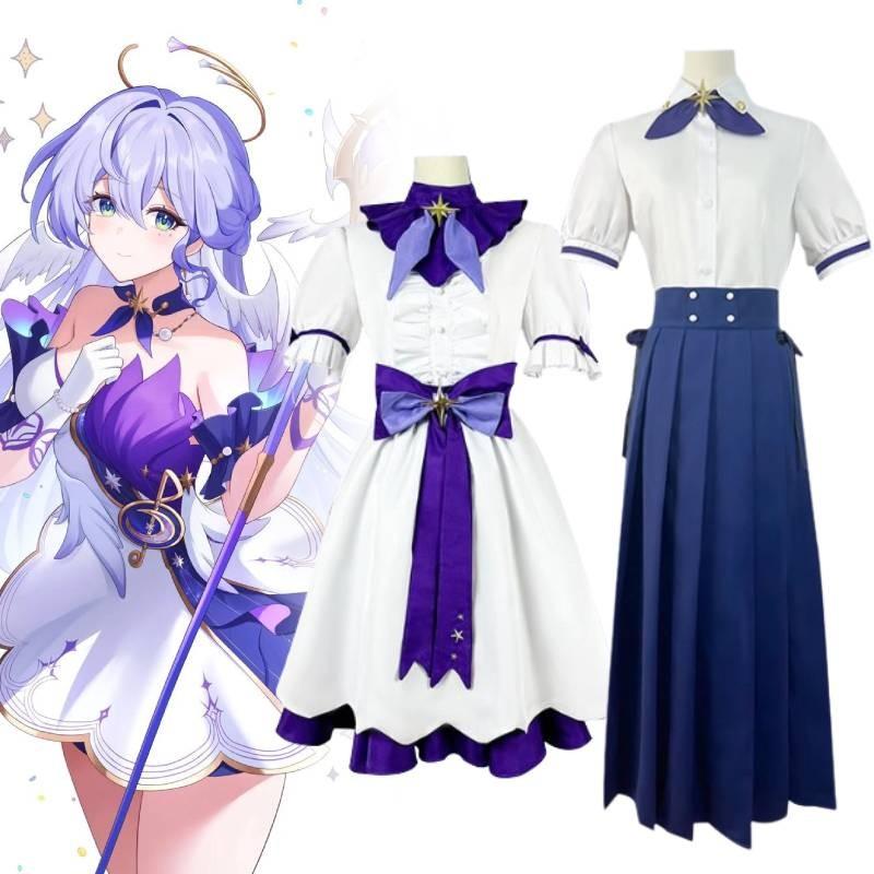 Honkai Rail Star Robin Sunday Cosplay Costume Anime Role Play Halloween Party