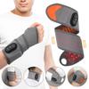Cordless Heating Wrist Guard 660nm & 850nm Red Light Hot Compress Wristband 3 Levels Electric Vibration Massage Hand Wrist Brace