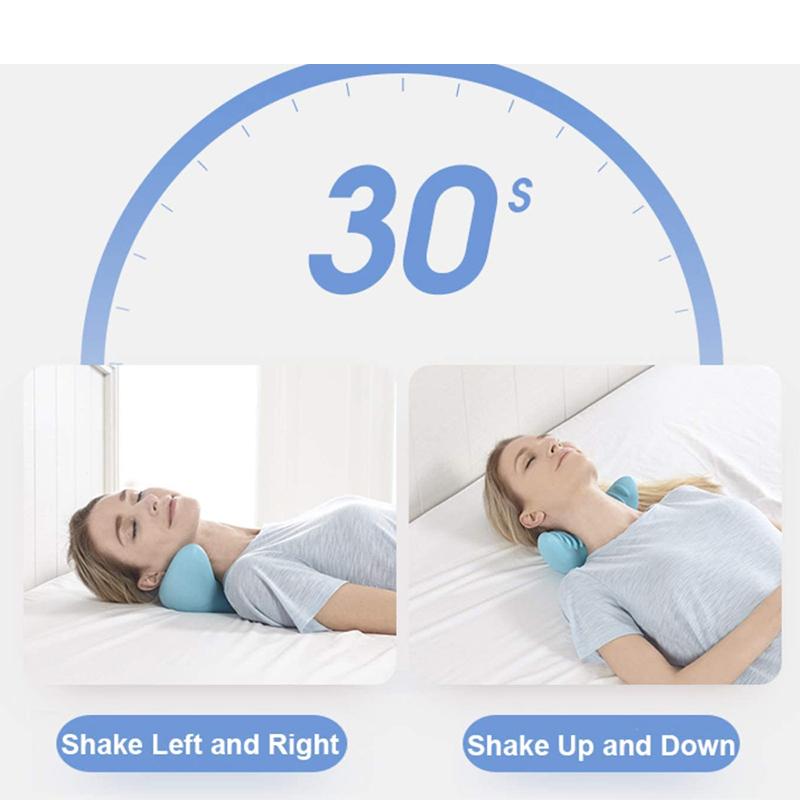 1Pcs Portable Neck Massager Relaxation Pillow Gravity Pillow Neck Cervical Shoulder Massager Massageador