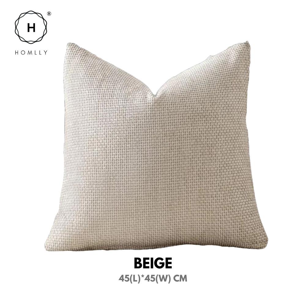 HOMLLY Sadii Teksturowana Poszewka na Poduszkę Dekoracyjną z Chenille (45 x 45 cm) X2SZT