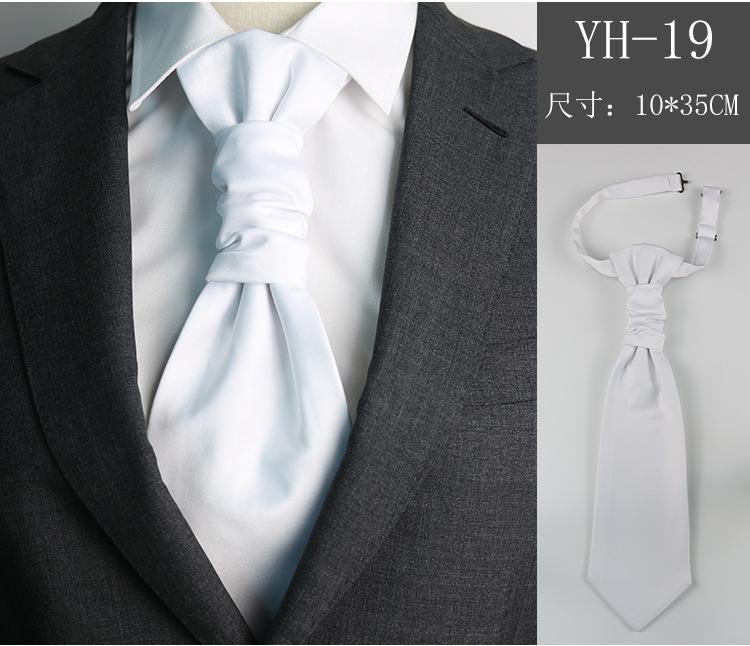Men'S Tie, Wedding Groom Dinner Meeting Suit Gentleman'S Dress British Burgundy Silk Hong Kong Knot