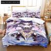 3D Anime Kawai Young Girls Date A Live IV Beding Set Single Twin Ful Quen King-Sized Dimensionsd Dimensions Bed Linen Set Adult People Young Boys