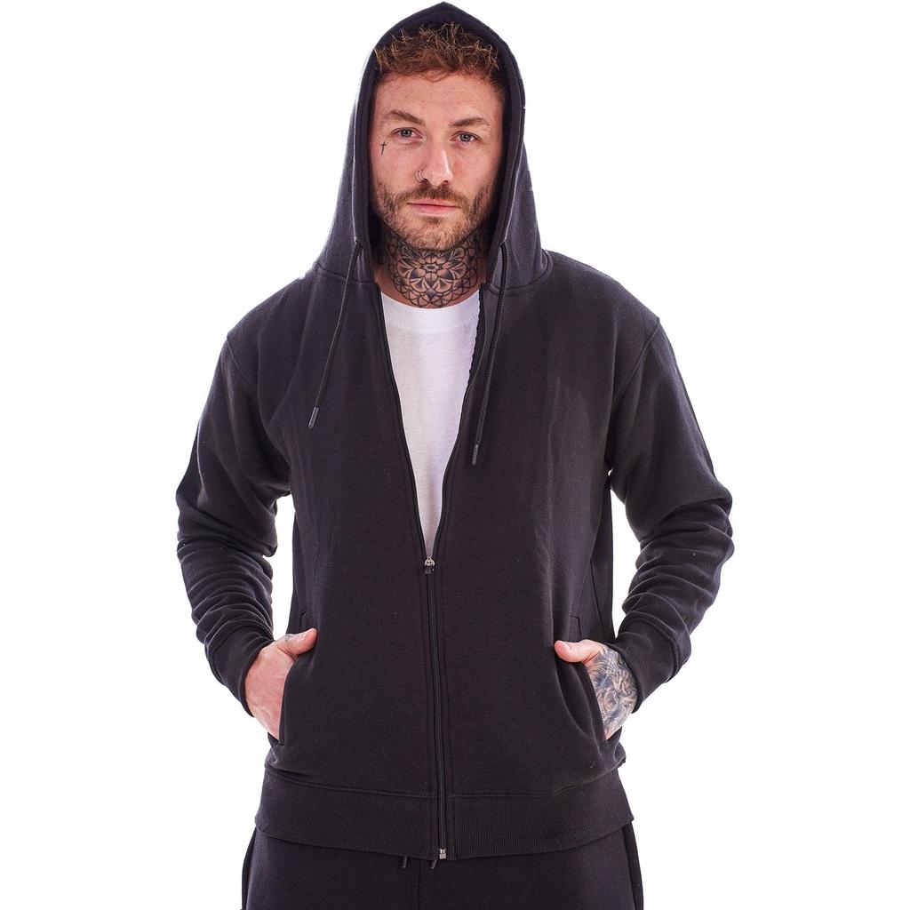 Keanu Mens Fleece Full Zip Hoodie (Pack of 2)