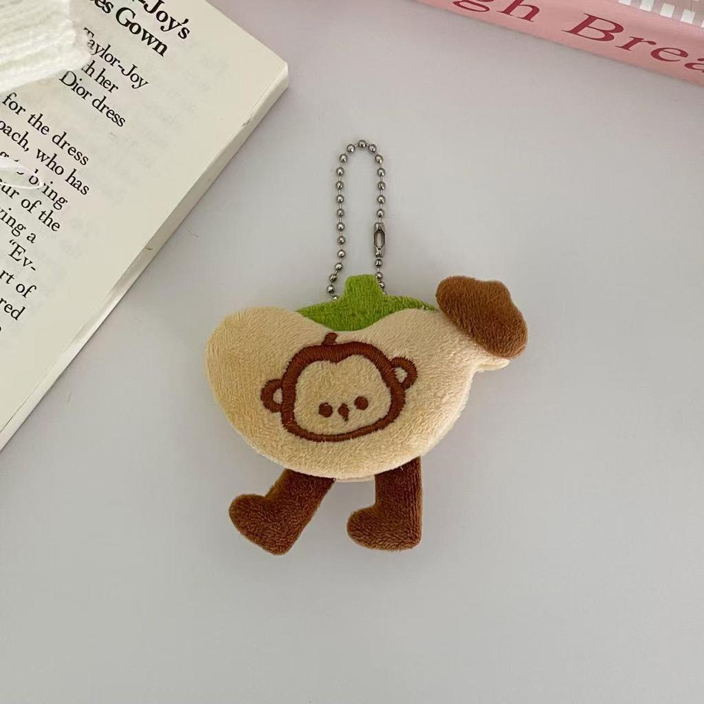 Adorable Double-Layer Cartoon Hamburger Bun Plush Hairpin for Babies