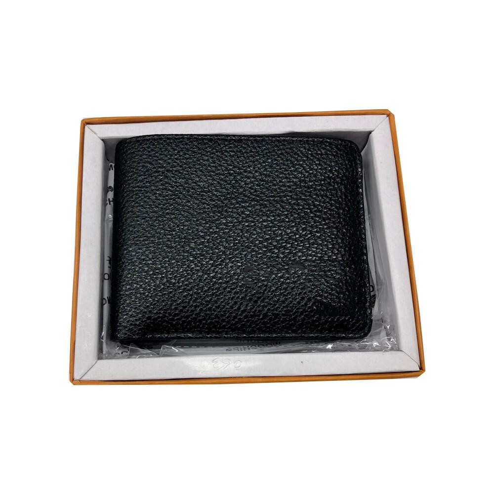 RSINC Genuine Leather Handmade Credit Card Id &Cash Wallet Cash Bifold Black BL B0DS8D5W6T