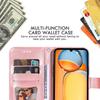 For Xiaomi Redmi 13C 4G/5G/13R 5G/Poco M6 5G/Poco C65 4G Case Floral Pattern PU Leather Wallet Stand Phone Cover