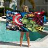 Marvel Spider-Man Print Beach Towel, Superhero Poster Quick Dry Towel, Suitable Swimming Pool Beach Ideal for Bathroom Towels