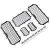 TRZX Stainless Steel RC Window Mesh Protective Net Mesh Window Cover for 110 Traxxas TRX-4 RC Crawler Car