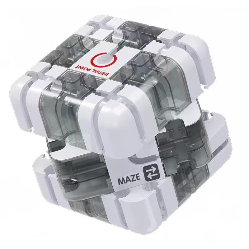 3D Maze Magic Cube Fidgeting Playthings Children Labyrinth Creativity Puzzle Intelligence Cube Logical Thinking Anti Stress Learning Playthings