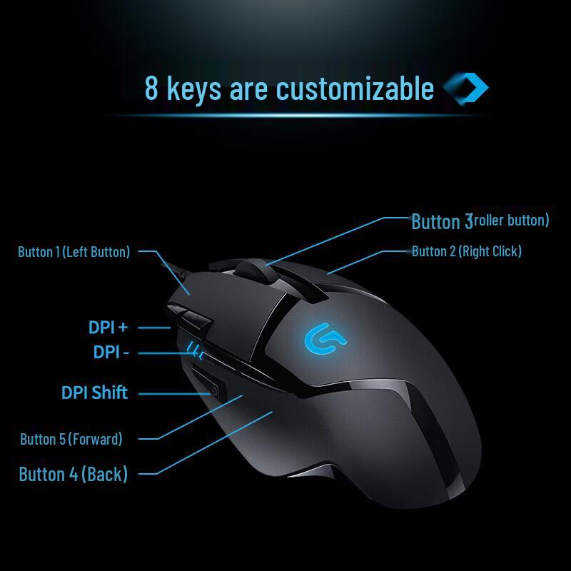 

Logitech G402 Hyperion Fury Gaming Mouse