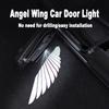 2PCS Angel Wing Car Door Projection Light, Car Welcome Light, Car Interior Decoration,  Wireless Projection LED Accessories