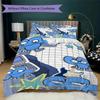 BFDI Pattern Bedding,Quilt Set Quilt Cover Pillowcase Home Birthday Gift(1 * Duvet Cover + 2 * Pillowcase, Without Core)_lx