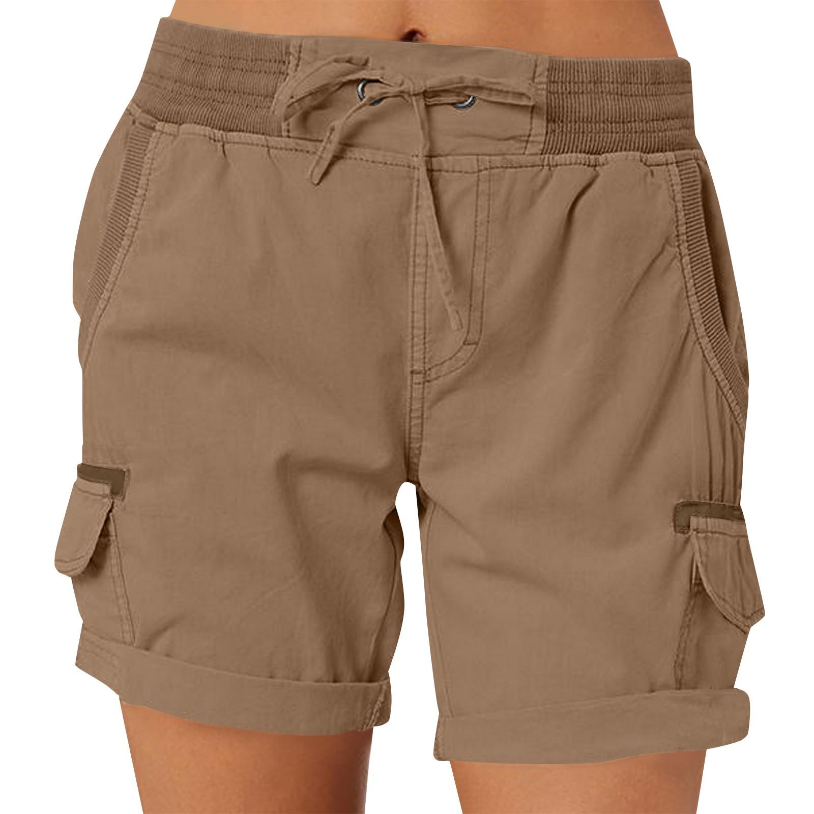 

New Fashionable High Waist Women s Casual Pants Thin Loose Wide Leg Shorts XXXL