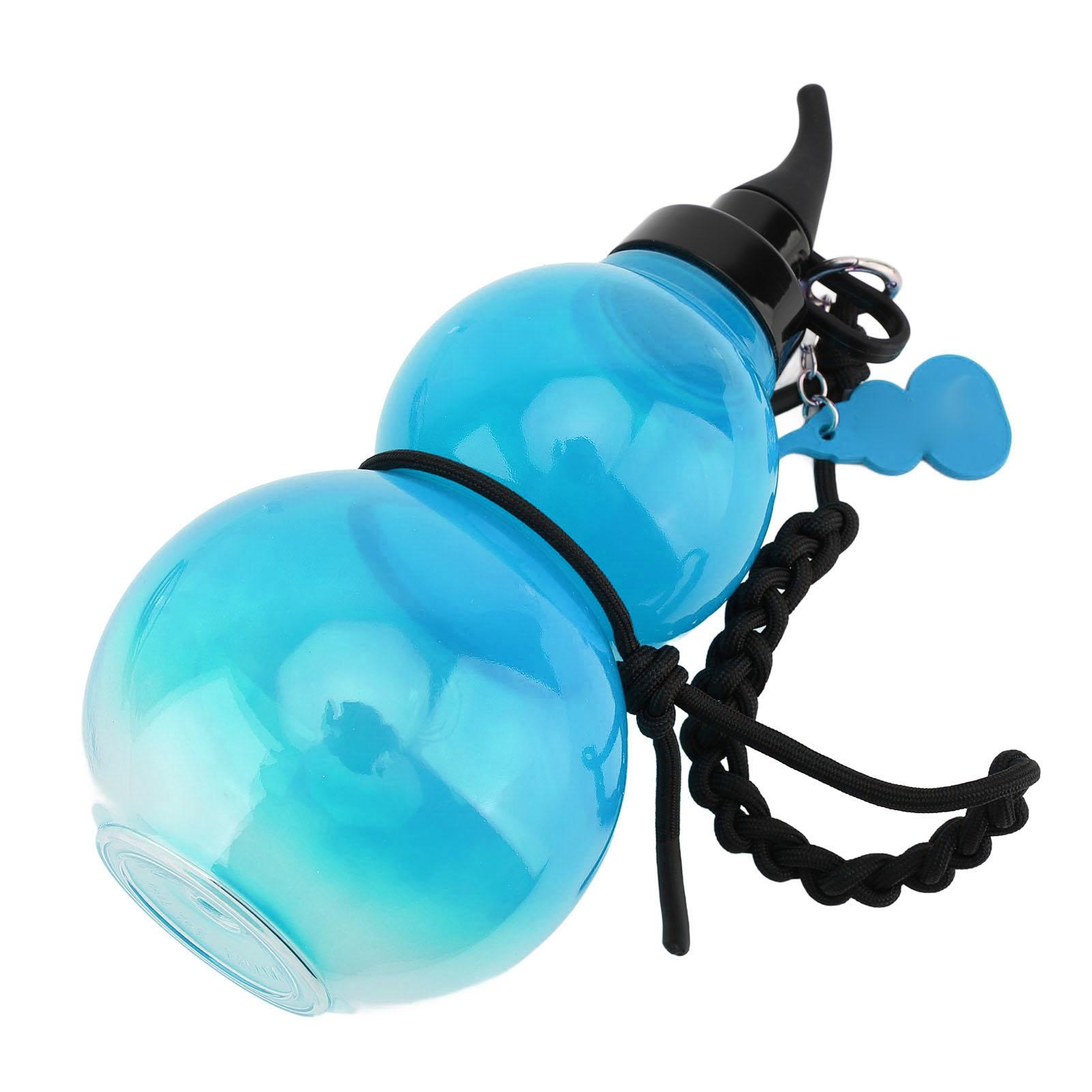 Bouteille d'eau de sport en forme de gourde 800 ml Anti-chute   Preuve Portable Bouteille à boire en forme de gourde pour le voyage