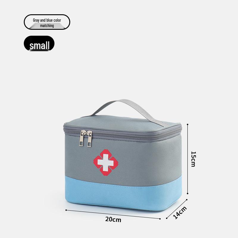 Portable Large-Capacity Medicine Bag: Outdoor Foldable Drug Storage & Travel First Aid Kit