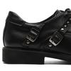 Original Design Spring New British Yuppie Style Daily Banquet Party Dress Black Metal Pointed Leather Shoes For Men's Women's