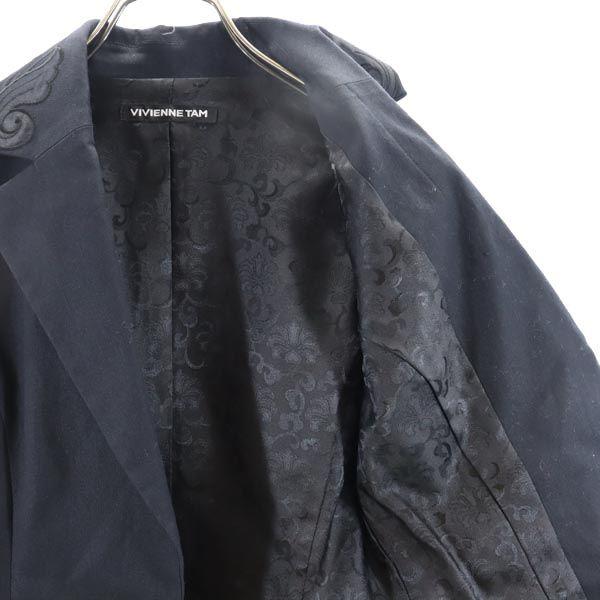 Vivienne Tam Herren-Sakko nach Maß Made in Japan Serie Schwarz Damen Gebraucht