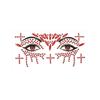 Rhinestone Face Eye Jewels Sticker 3D Face Gem Sticker Crystal Tattoo Sticker  Halloween Party