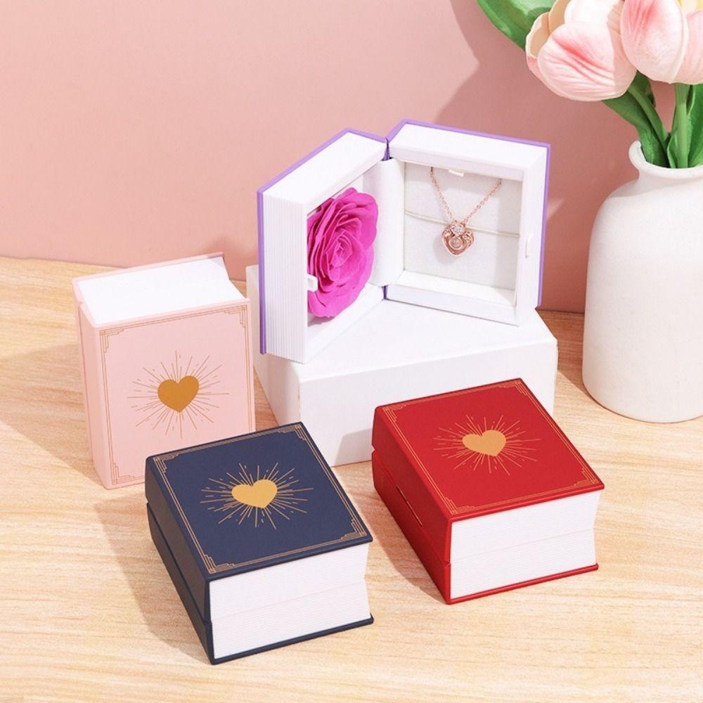 Romantic Jewelry Display Case Jewelry Packaging Ring Gift Box Fashion Jewelry Box Earrings