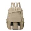 Nylon Lightweight Women's Backpack with Flip-top Lock Simple Small Schoolbag  Commuting and Travel Waterproof Backpack