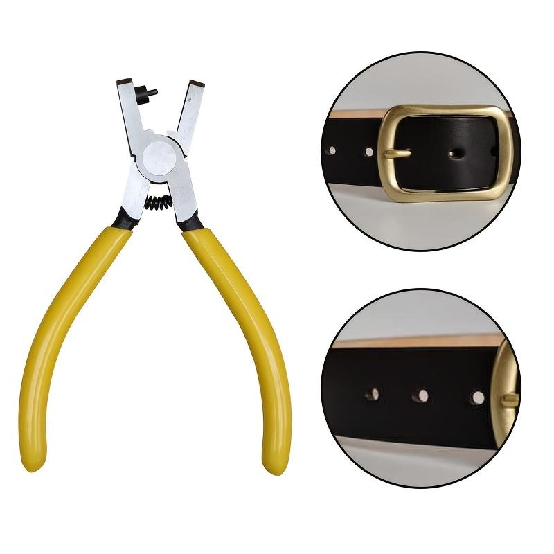 Manual Mini Hand- Punch Tool with Punching Die - 5-Inch Compact Leather & DIY Crafting Device for Hole Making, Belt Hole Creation for Watchbands