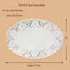 Wutuo Oval Baking Lace Greaseproof Doilies
