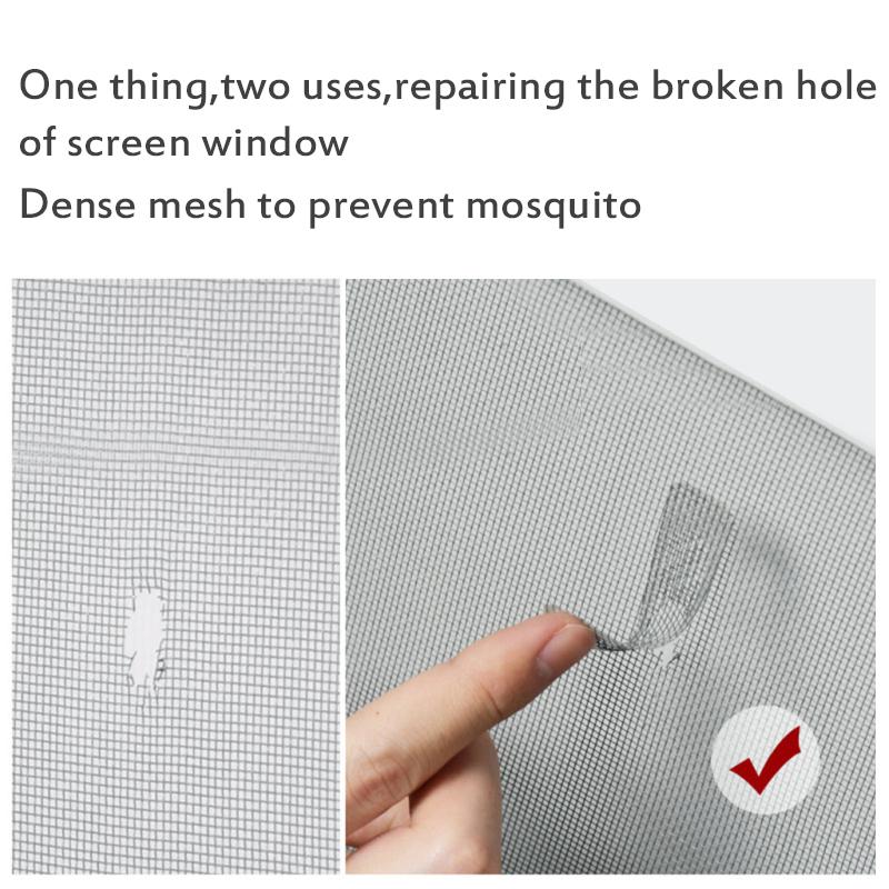 25/20/15/10/5PCS Stickers Broken Door Mosquito Mesh Adhesive Practical Anti-insect Window Screen Repair Patch Repair Accessories