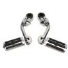 2Pcs Motorcycle Highway Foot Peg Chrome Adjustable Durable Comfortable Highway Foot Peg Pedal for Davidson