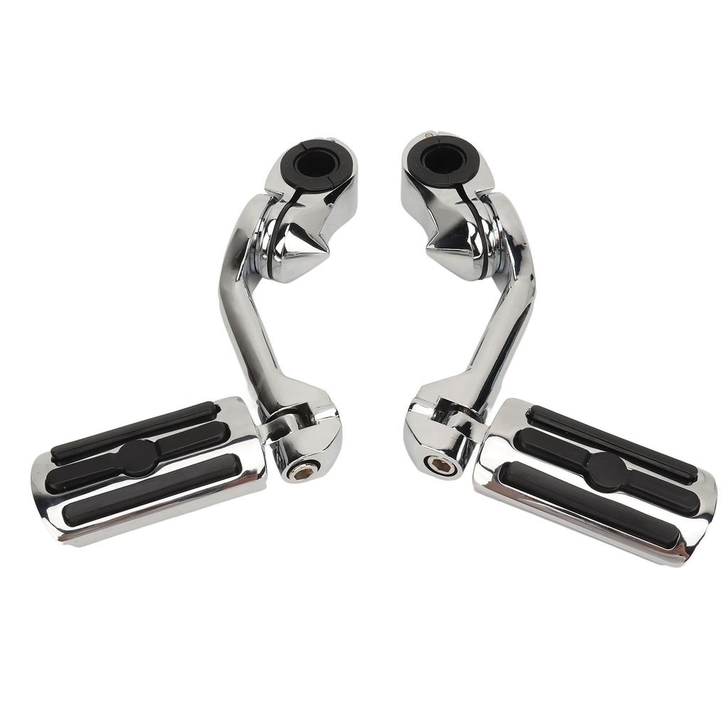 2Pcs Motorcycle Highway Foot Peg Chrome Adjustable Durable Comfortable Highway Foot Peg Pedal for Davidson