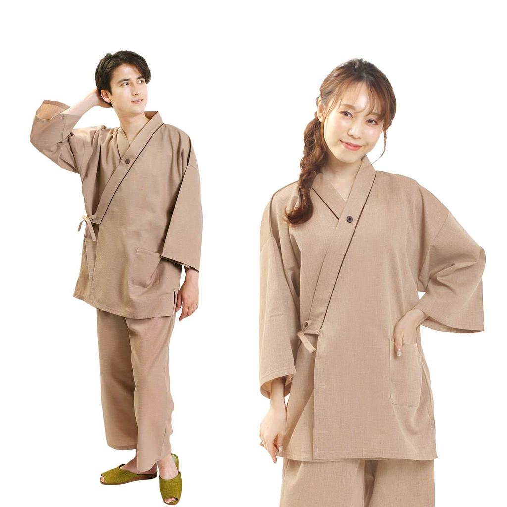Work Linen for Business for Size M [Ookini] In-house Wear, Clothes, Unisex, Brown, Compatible, Use, Adults, Men, Women,