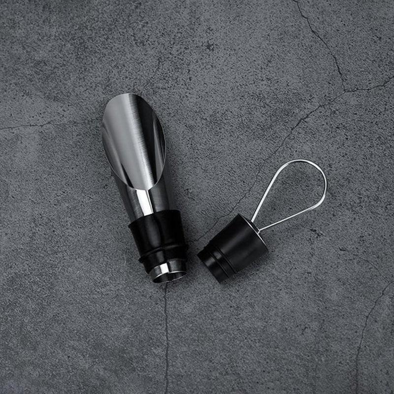 Wine Stopper And Pourer Keep Fresh 2Pcs/set Reusable Champagne Seal Bottle Cap Stopper For Beverage Beer Wine Preserver