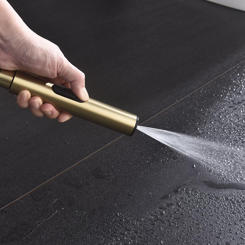 Handheld Toilet Bidet Spray Gun Set Bathroom Self-Cleaning Handheld Three-Function Sprayer Double Outlet Angle Valve Accessories