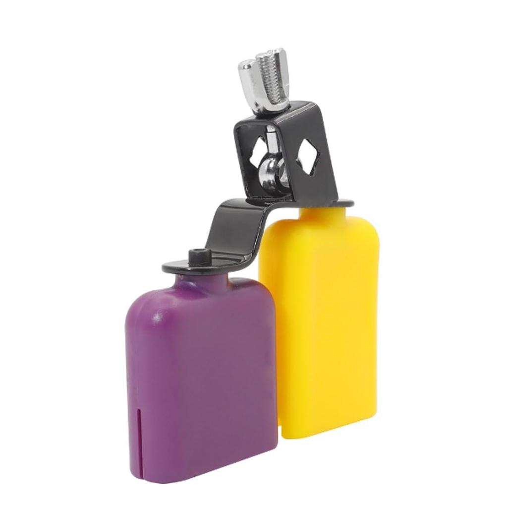 ST TS Cowbell for Drum Set, Percussion Instrument, Low and High Tones, Double Bell Bass Drum, Percussion Instrument