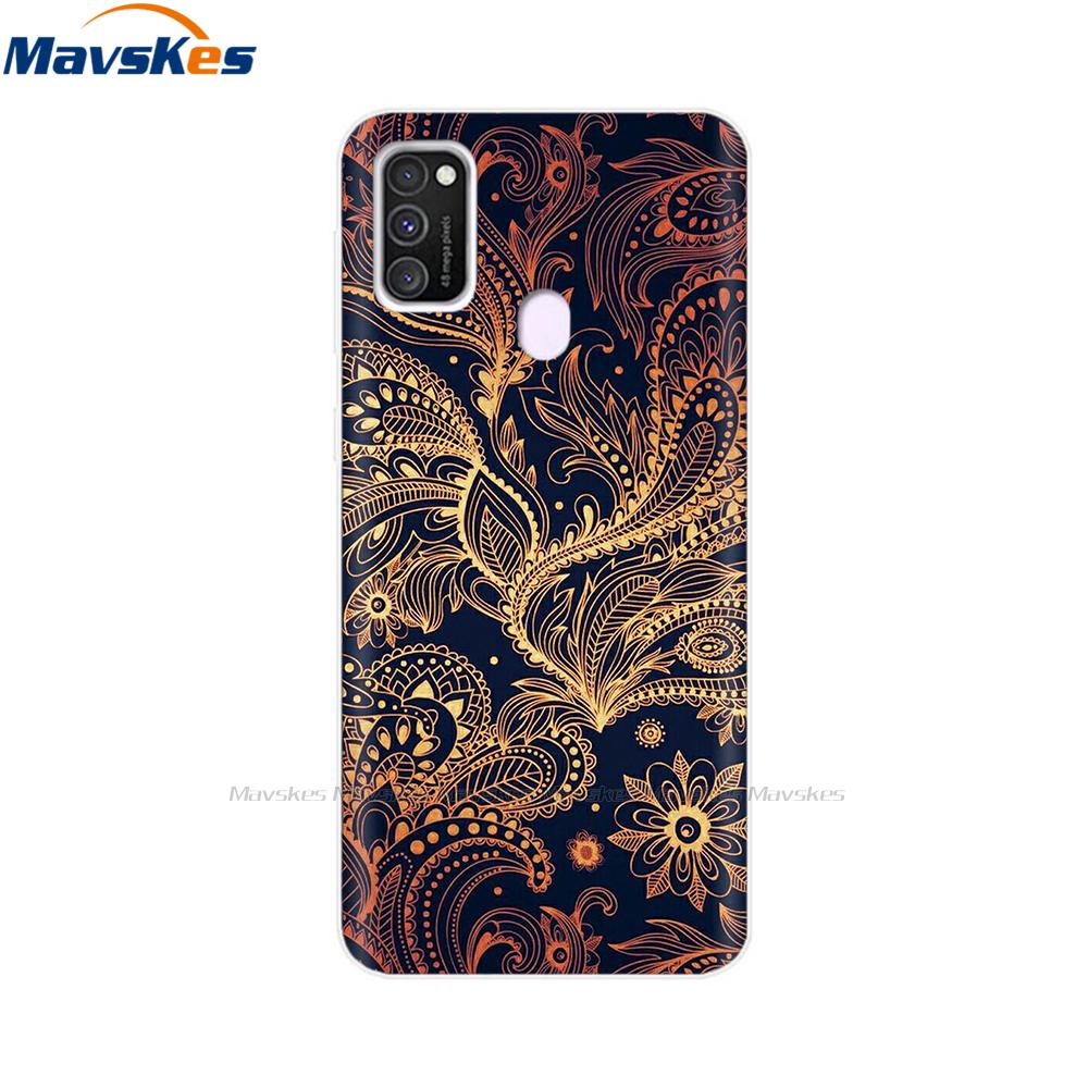 For Samsung Galaxy M21 Case Back Cover Soft Silicone TPU Phone Case For Samsung Galaxy M20 M21 M30 M30s M31 Case Cover Bumper